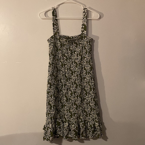 Green and white dress side M - Picture 2 of 3